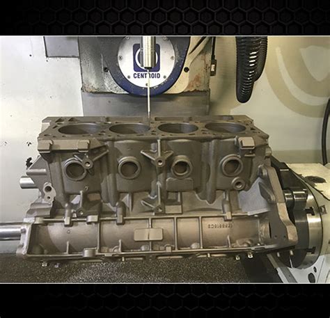 Engine Block Blueprint & CNC Machining .